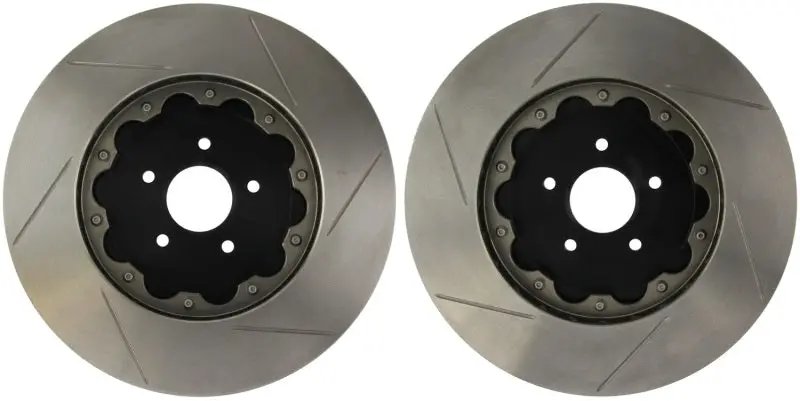 Stoptech Bmw 12-13 335I/14-15 435I W/ M Sport Brakes 370Mmx30mm Aerorotor Slotted Fr Rotor Pair 1
