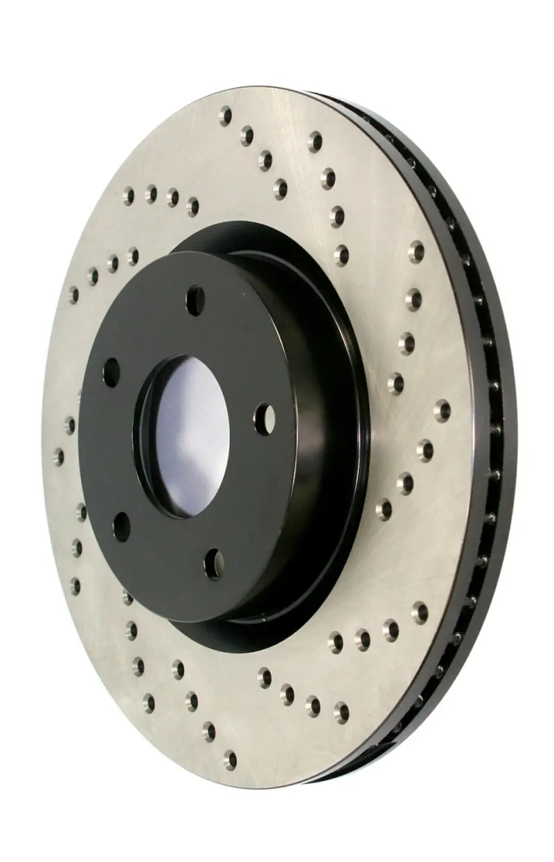 Stoptech Sport Cross Drilled Brake Rotor - Rear Left 1