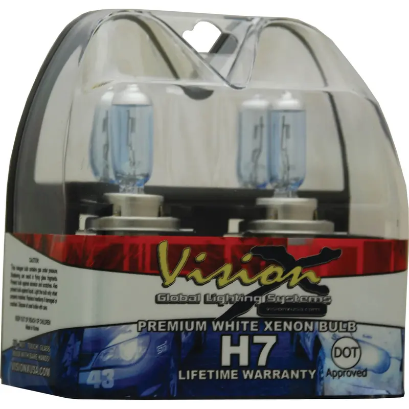 Super White Bulb Set H7 Hi/Low 55 Watt 1