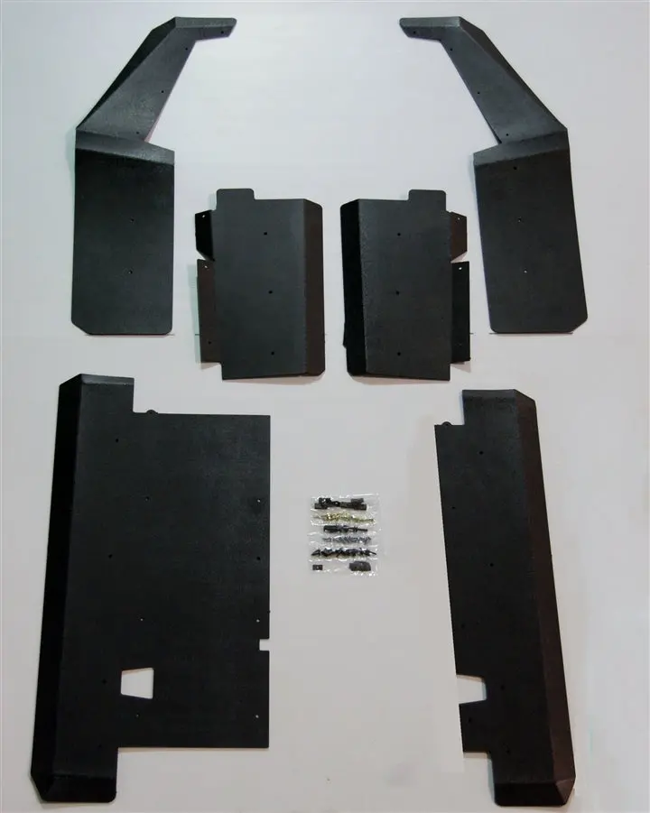Trail Armor Ranger Xp 900, Ranger Crew Xp 900, Full Size Ranger Xp 570, Ranger Xp 1000, Ranger Crew Xp 1000 Underbed Mud Shield With Fender Extensions 1