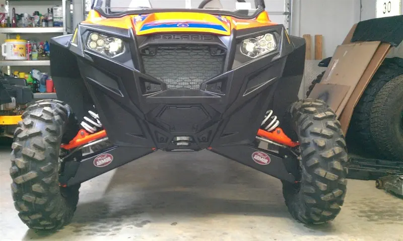 Trail Armor Rzrxp900 And Rzr4xp900 Impact  Front Arm Guards Set Of 2, 2011-2014 Includes Jagged X Edition 1