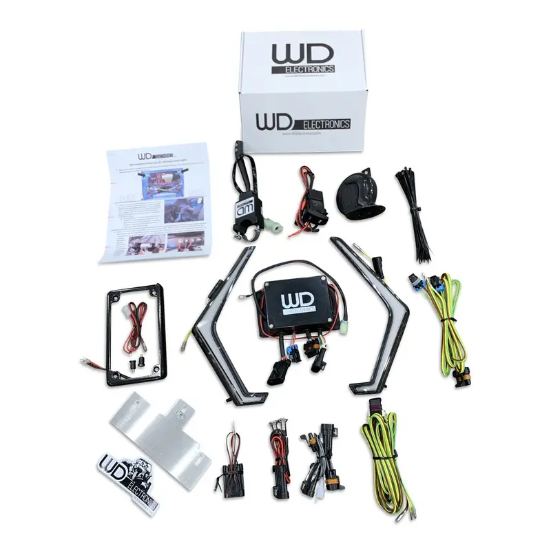 Wd Electronics Street Legal Turn Signal Kit For 2017-2018 Rzr Xp 1000 Xp Turbo With Ride Command 1