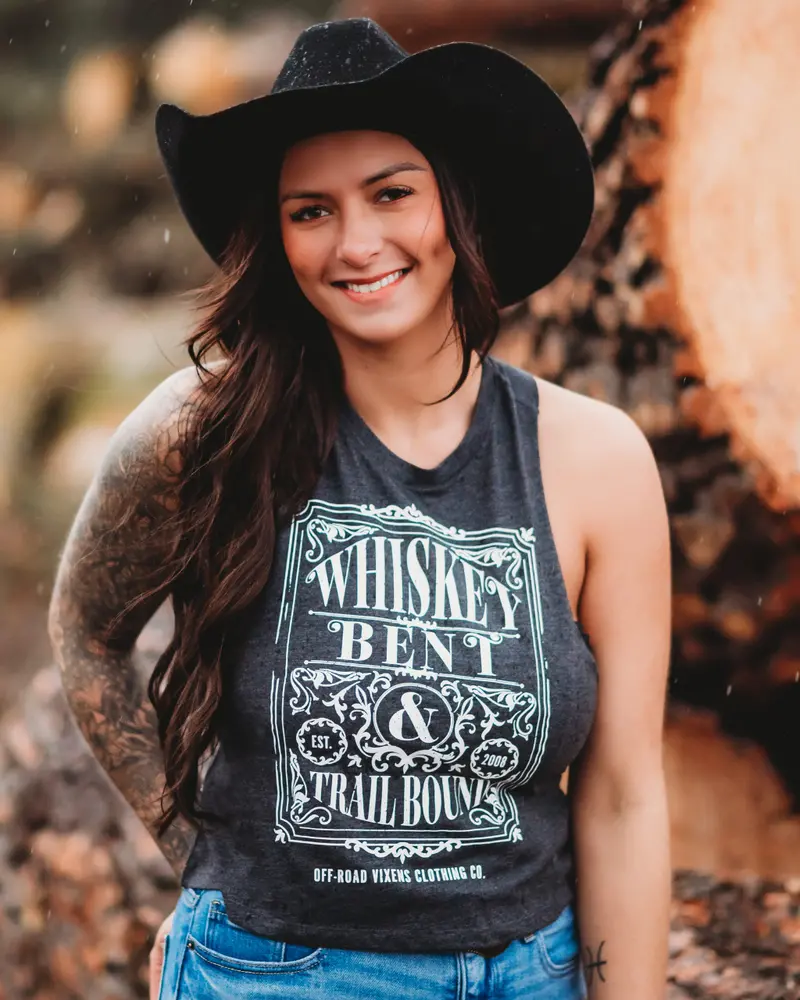 Whiskey Bent Cropped Tank 1