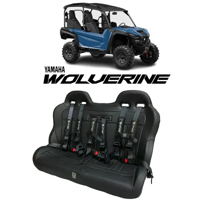 Wolverine Rmax 4 Compact Rear Bench Seat (2025+) 1