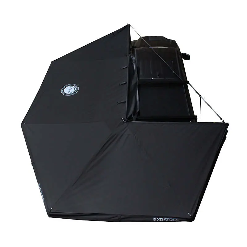 Xd Nomadic 270 Degree Awning W/ Lights And Black Out Passenger Side 1