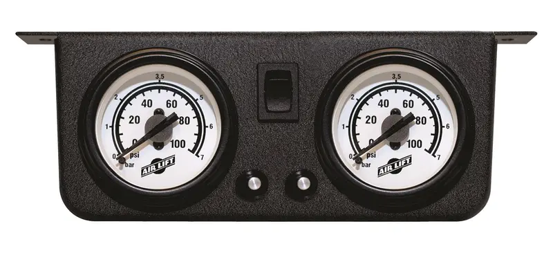Air Lift 26159 Dual Gauge Panel Assembly For 25812 1
