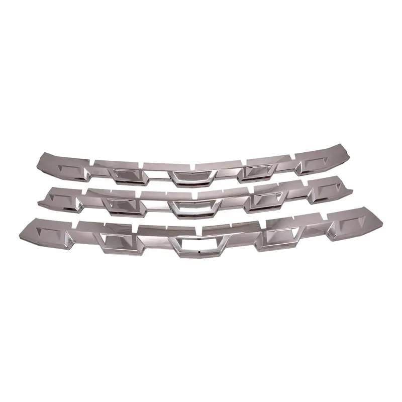 Coast To Coast Gi181 Chrome Bar-Style Grille Overlay – 5-Piece Abs Set With Emblem Cutout 1