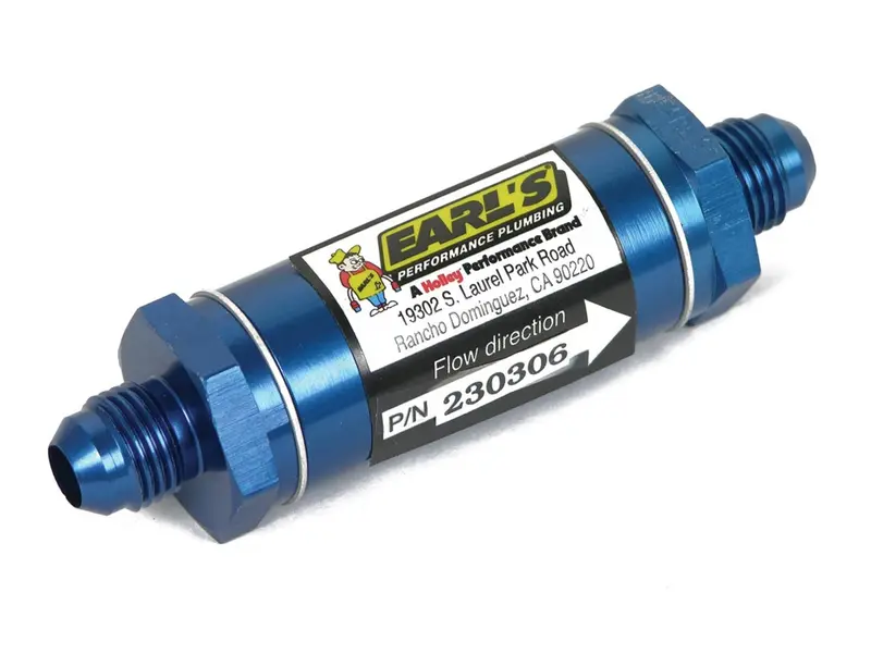 Earl'S 230306Erl Aluminum In-Line Oil Filter Assembly 1