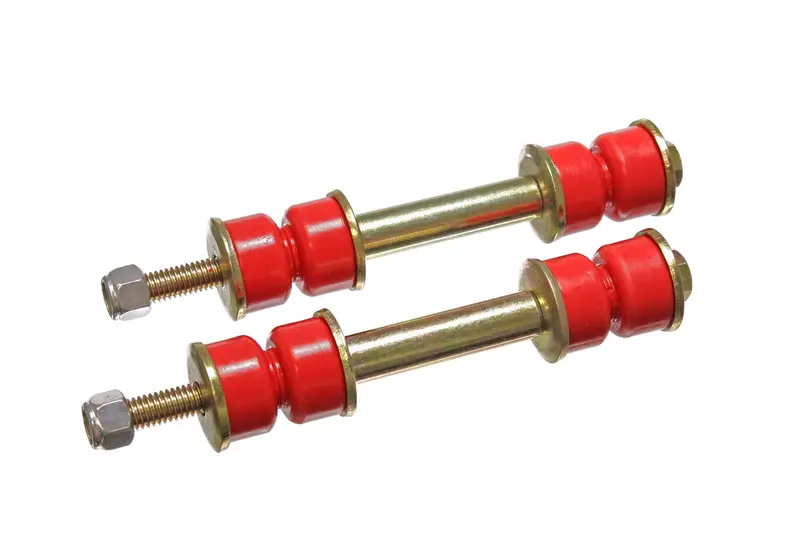 Energy Suspension 9.8117R Fixed Length End Link Set; Red; L-2 5/8 In.; 1