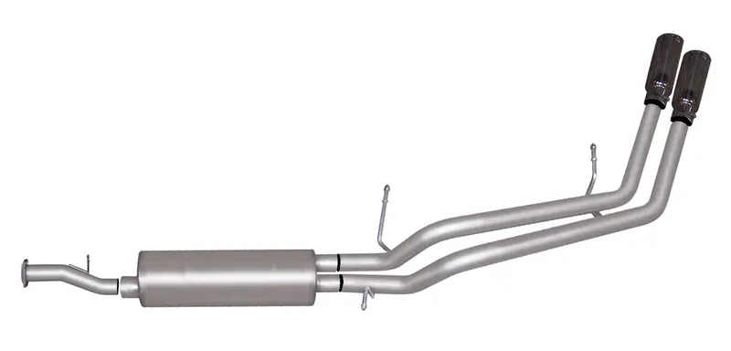 Gibson Performance 65610 Dual Exhaust System – Stainless Steel Cat-Back 1