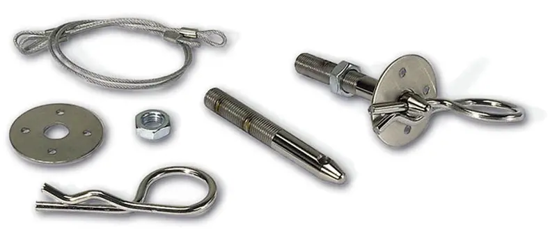 Moroso 39015 Hood Pin Set O/T 3In 1