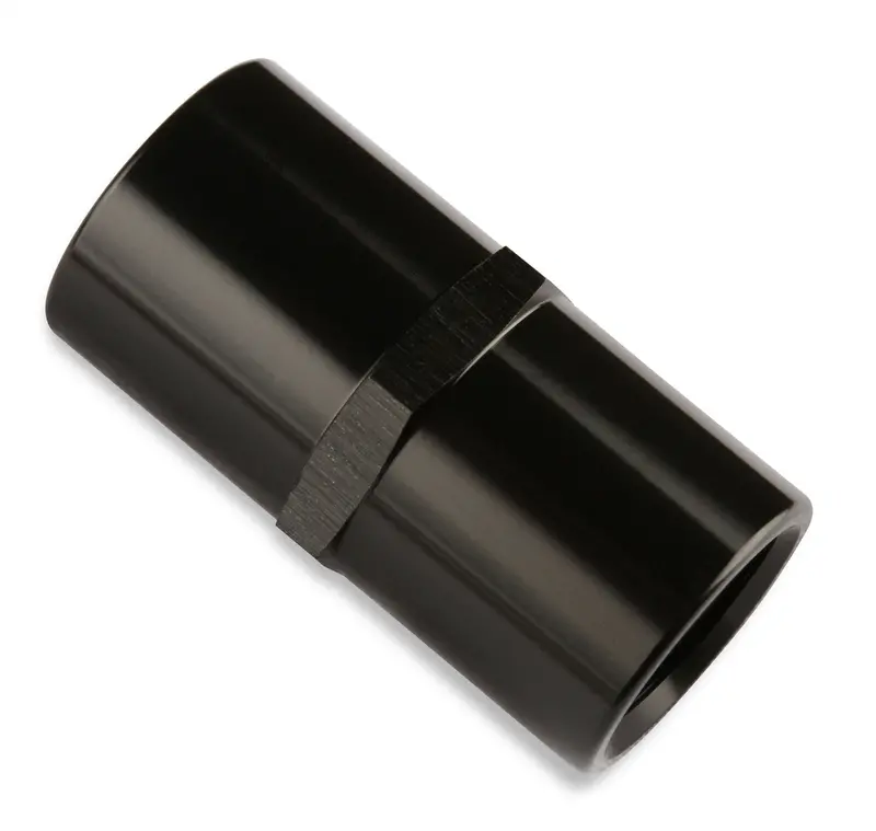 Mr Gasket 491004-Bl Dual Female 1/2 Npt Anodized Black Coupling Adapter 1