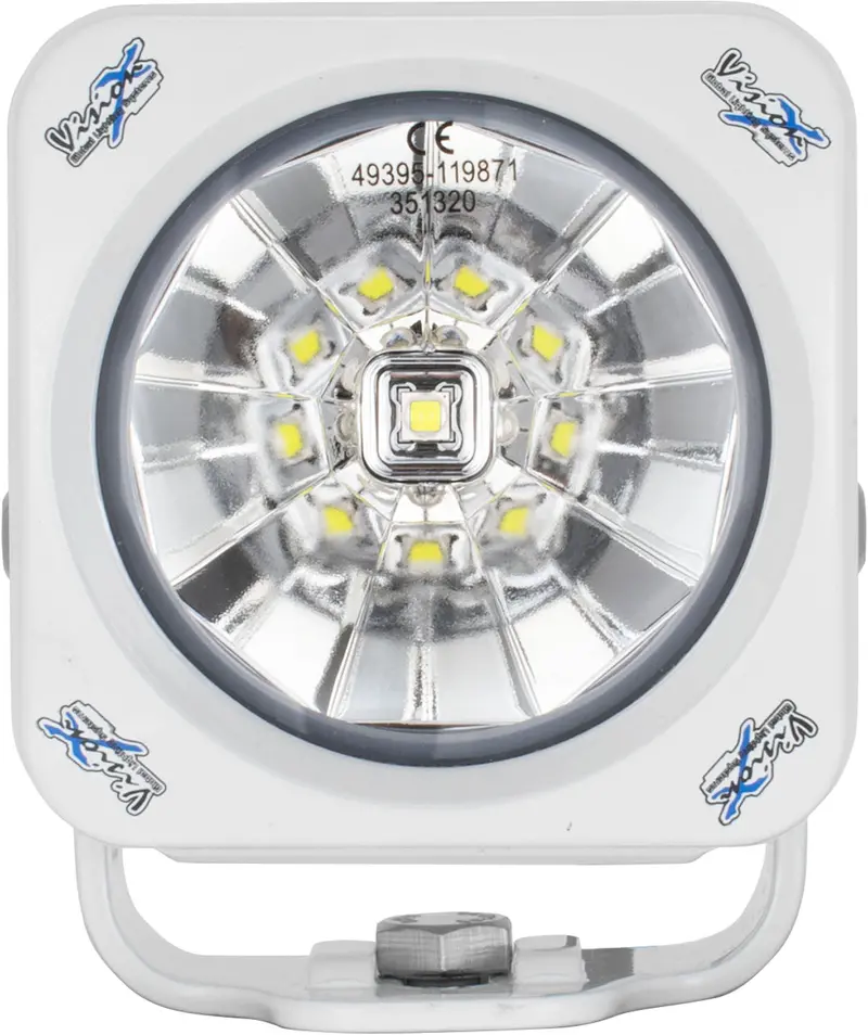 Vision X Optimus Square Led Light – 10W White Flood Beam, Model 9139364 1